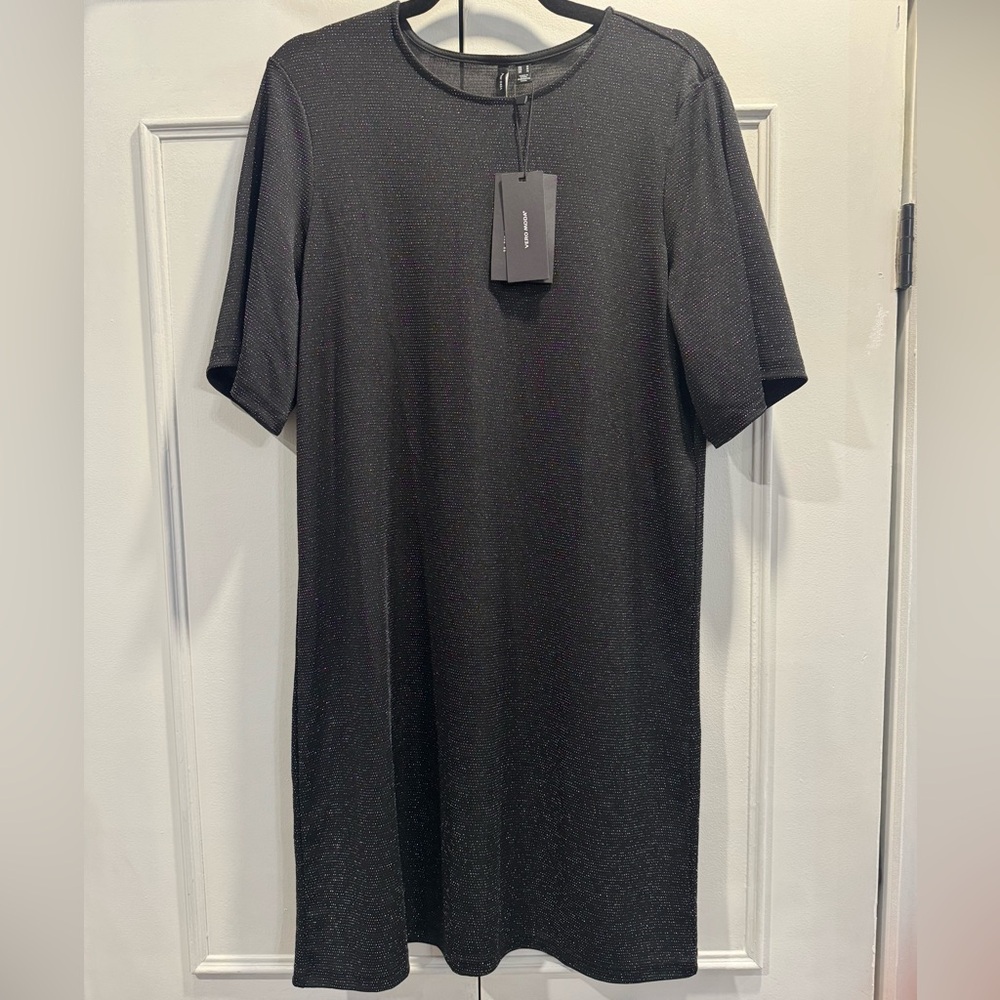 Vero Moda sparkly black dress. Size Medium